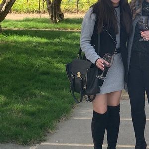 Love Token faux suede vest